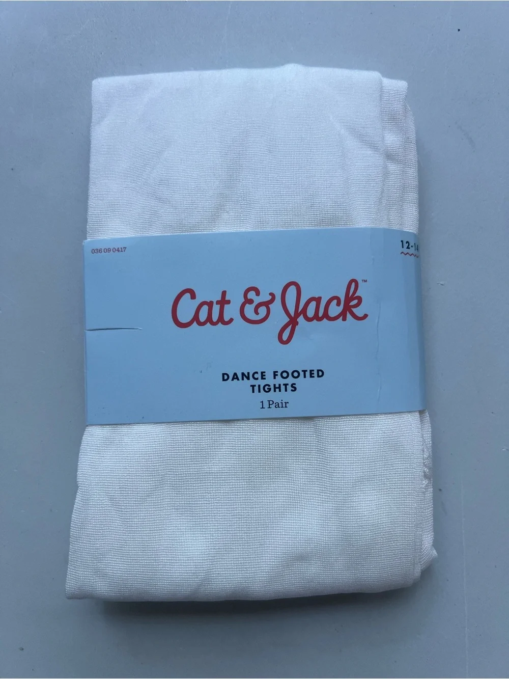 Cat & Jack White Dance Footed Tights